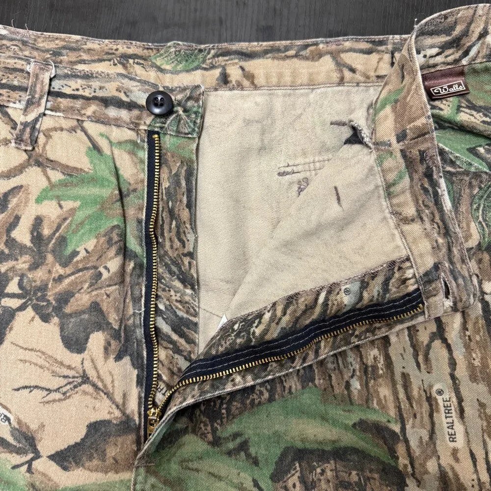 VTG Walls Realtree Camo Pants Men's XL 42-44 Camouflage Outdoors Hunting 90s USA